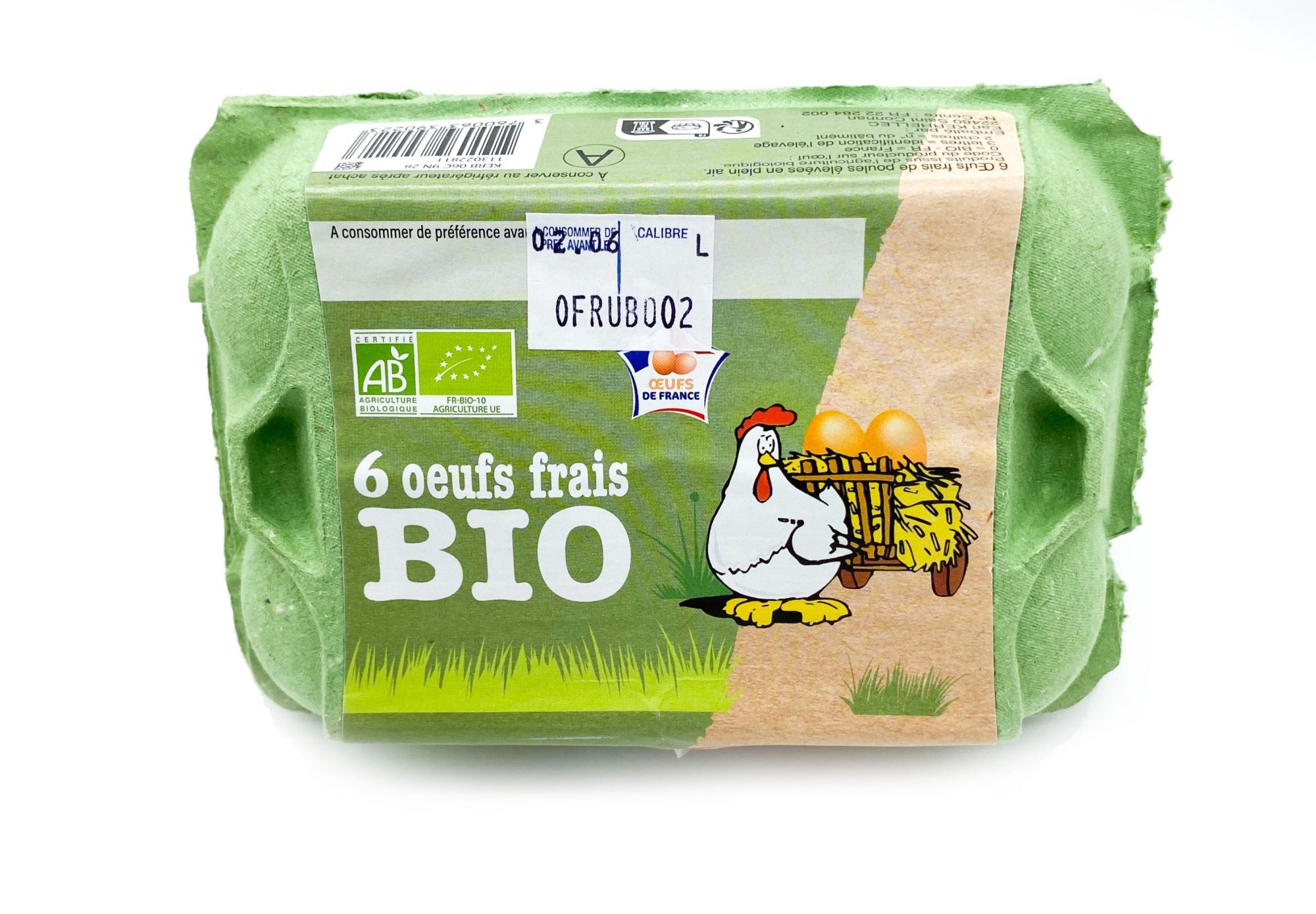 Œufs Bio de Plein Air CARREFOUR BIO